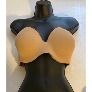 Ambrielle Beige Multiway Strapless Bra 38D Nylon/Spandex
